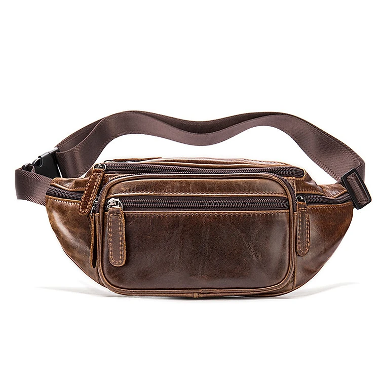 Túi Bao Tử, Túi Đeo Bụng, Túi Đeo Vai  Da Bò Marrant BHM8879- Stomach Bag, Belly Bag, Marrant Cowhide Shoulder Bag BHM8879