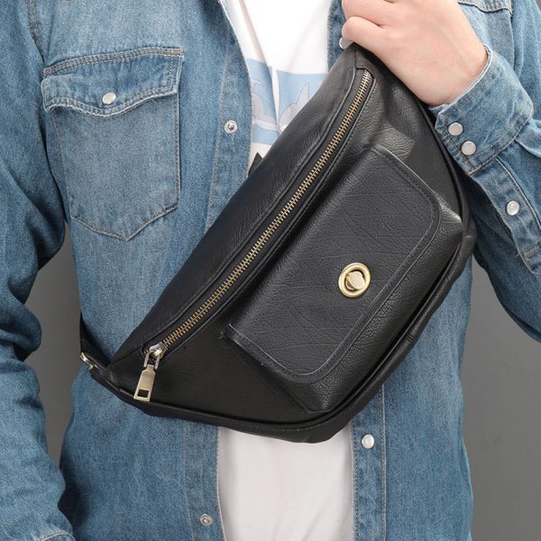 Túi bao tử đa năng da bò V2- V2 Cowhide Multi-Function Fanny Pack